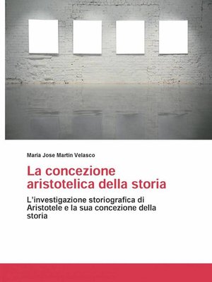 cover image of La concezione aristotelica della storia